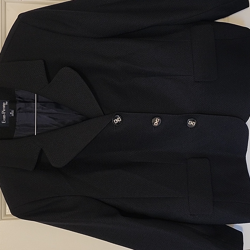 Women's Evan Picone 2 pc Suit Black 18